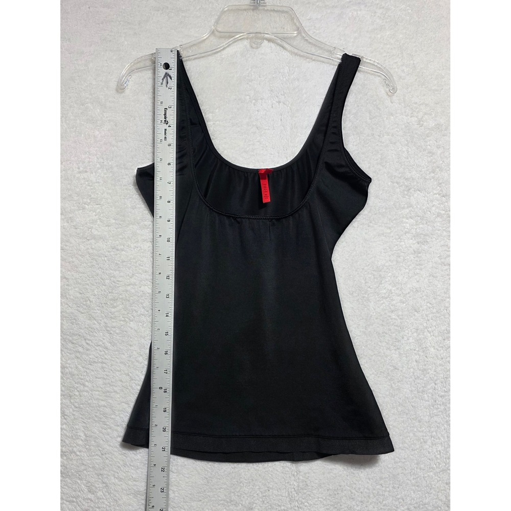 Spanx Slimplicity Scoop Neck Camisole Black Shapewear Tank Top Medium - Picture 8 of 9